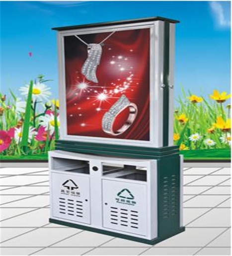 桂林广告式垃圾桶LK-972100