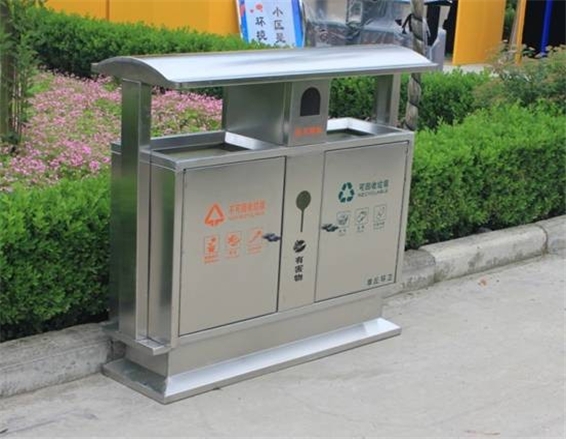 镇江不锈钢垃圾桶LK-30680