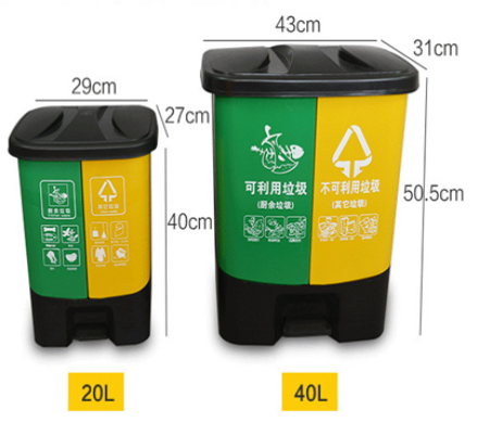 室内分类垃圾桶